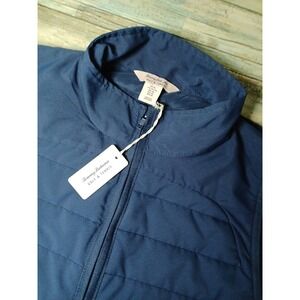 Tommy Bahama Golf & Tennsi Full Zip Vest Womens XL Blue Polyester